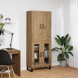  Highboard 2 kom. Umjetnički hrast 69,5 x 34 x 180 cm | shoptok.hr