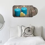 Wallity zidni sat YMS-33, 68x32 cm, 2 dela Cene