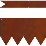  Ograda oko Travnjaka 20 pcs Rđa 100 x 0,05 x 30 cm | shoptok.hr