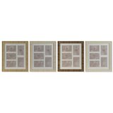  Okvir za sliku Home ESPRIT Smeđa Bež Prirodno Bjelokost Kristal polistiren Skandinavski 34 X 2 X 38 cm (4 kom.) | shoptok.hr