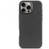 DEKODIRAN USNJEN OVITEK ZA MAGSAFE ZA IPHONE 16 PRO MAX ČRN, (22064430)
