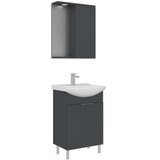 Hanah home Kupatilski ormarić sa umivaonikom i ogledalom (2 komada) Purus 55 436 | Eponuda.com