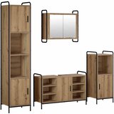  Set ormarića za kupaonicu 4 kom. Hrast artisan 40 x 36 x 181 cm | shoptok.hr