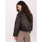 RUE PARIS Jacket-IT-KR-FL8357.82-dark brown Cene