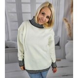 Pri Warm and cozy women's striped sweater autumn winter KEIRA | Shoptok.si