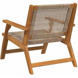  Vrtni namještaj 2 pcs Bež 67 x 78 x 73 cm Čvrsto drvo akacije | Eponuda.com