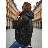 Resti Women's Quilted Jacket with Hood and Cuffs on Sleeves Raven Peak | Shoptok.si