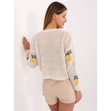 RUE PARIS Sweater-CLM-SW-1903.90-ecru | Shoptok.si