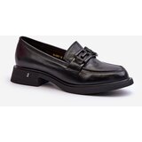 VINCEZA Elegant Black Leather Women's Moccasins Triana | shoptok.hr
