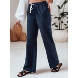 DStreet Spodnie damskie casualowe wide leg BOHO DAY granatowe | Shoptok.si