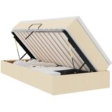  Krevet s madracem i skladištem Krema 90 x 200 cm Poliester | shoptok.hr