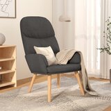The Living Store Stol za sproščanje temno sivo blago - Stol Za Sproščanje, (21420307) Cene