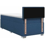  Boxspring krevet s madracem Plava 90 x 190 cm Tkanina - Plava 90 x 190 cm Dizajn s rombovima | shoptok.hr