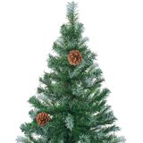  Umjetno osvijetljeno božićno drvce s kuglicama i šiškama 210 cm | shoptok.hr