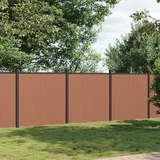 PANEL za ogradu smeđi 526 x 186 cm WPC