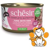 Schesir Cat Tuna & Ham in Jelly 85g, Vlažna Hrana Za Mačke Sa Tunom i Šunkom | ePonuda.com