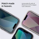 Spigen Glas.TR EZ-FIT (2 kom) za iPhone 13 / 13 Pro / 14 / 16e - Privacy | shoptok.hr