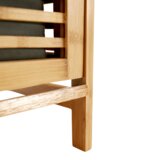 Kondela Košara za perilo, naravni bambus/siva, KERI NEW | Shoptok.si