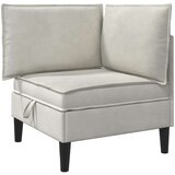  Komplet pohištva za dnevno sobo z blazino 4 pcs Krem Žamet, (5000272726) | Shoptok.si