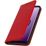 AVIZAR folio iz pravega usnja, etui za samsung galaxy S9 plus, stojalo za kartice, rdeča, (20526446) | Shoptok.si