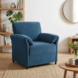  Jednosed Plava 88 x 83 x 95 cm Baršun - Plava 1-sjedalo (70 cm) | shoptok.hr