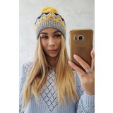 Kesi Women's cap Laila K283 dark gray+yellow | shoptok.hr
