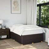 Maison Chic Posteljni okvir - Dvoposteljna postelja - Zakonska postelja brez vzmetnice temno rjava 120x190 cm blago-J12845, (21767282) | Shoptok.si