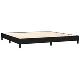  Krevet s oprugama i madracem crni 200x200 cm od tkanine | shoptok.hr