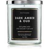 Bath & Body Works Dark Amber & Oud sveča 227 g Cene