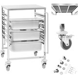 Royal Catering Gostinski voziček za prevoz 6x posod GN2/1, (21387849) Cene