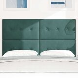  Naslon za glavu s gumbima tamnozelena 160 cm baršun | shoptok.hr
