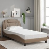 Okvir kreveta Viana s LED-om bez madraca cappuccino 100x200 cm | shoptok.hr