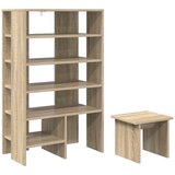  Ormar za cipele s policom 2 pcs Sonoma hrast Konstruirano drvo | shoptok.hr