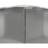  Sadilica Srebrno 60 x 60 x 50 cm Cinkani čelik | shoptok.hr