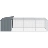  za pse s ograđenim prostorom antracit 153x396x110 cm pocinčani čelik | Eponuda.ba