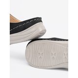 SEASTAR Black comfortable flip-flops with cutouts | Shoptok.si