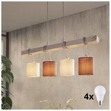Eglo 49927 - Luster na sajli TOWNSHEND 2 4xE27/60W/230V Slike