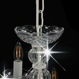 x Lestenec 2-nadstropni bel 15 x E14 žarnice | Shoptok.si