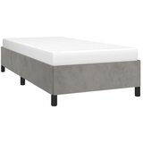 Okvir kreveta bez madraca svjetlosivi 90x200 cm baršunasti | Eponuda.com