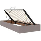  Krevet s od storage s uzglavljem Sivosmeđa 180 x 200 cm Tkanina - Sivosmeđa 180 x 200 cm Dizajn linija | shoptok.hr