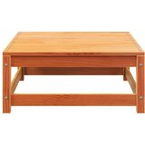  Vrtna sofa s tabureom voštano smeđa od masivne borovine | Eponuda.com