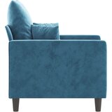  Fotelja plava 60 cm baršunasta | shoptok.hr