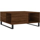  Stolić za kavu smeđi hrast 80x80x36 5 cm konstruirano drvo | shoptok.hr