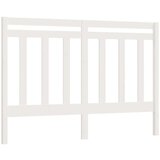  Posteljno vzglavje belo 141x4x100 cm trdna borovina, (20952941) | Shoptok.si