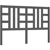  Uzglavlje za krevet sivo 166 x 4 x 100 cm od masivne borovine | shoptok.hr