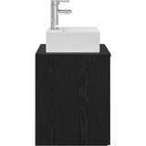  Umivaonik s policom Crni hrast 49,5 x 41 x 62,5 cm | shoptok.hr
