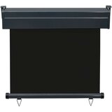 Balkonska bočna tenda 85 x 250 cm crna | shoptok.hr