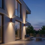 Ideal Lux - Spoljašnje zidno svetlo GUN 1xGU10/35W/230V 21 cm IP44 braon | Eponuda.com