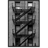  Slika - Emergency Exit (1 Part) Vertical 60x90 U crnom drvenom okviru | shoptok.hr