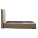 Kave Home Smeđe-sivi tapecirani krevet 90x200 cm Jaira – | shoptok.hr